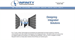 Desktop Screenshot of infinitytechnologies.com